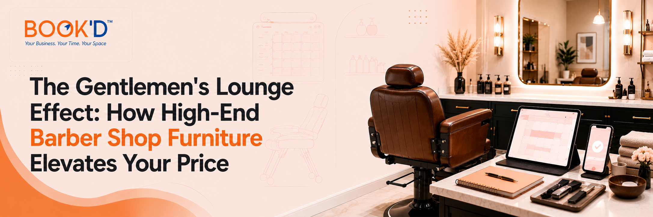 The Gentlemen's Lounge Effect: How High-End Barber Shop Furniture Elevates Your Price